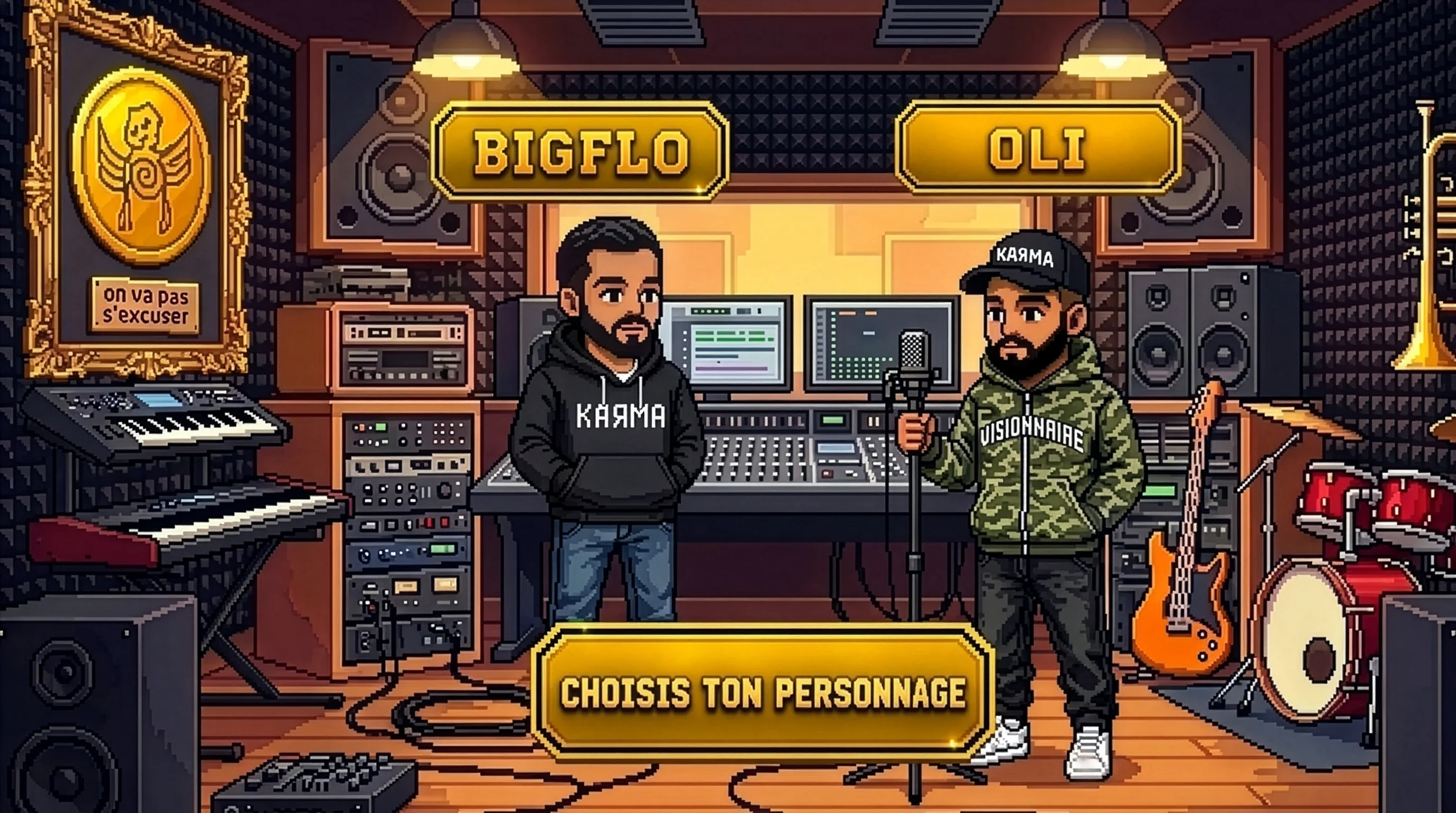 Choisis ton personnage